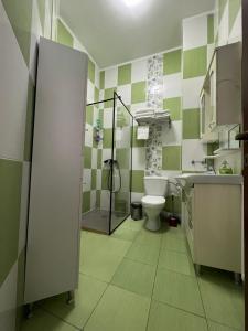 Koupelna v ubytování Hotel EvoZava Central