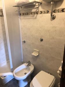 Kúpeľňa v ubytovaní Hotel Bucaneve