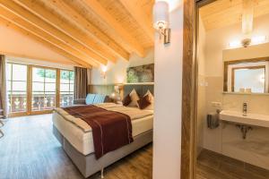 Letto o letti in una camera di Berggasthof Christernreith