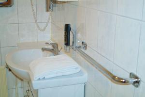 Koupelna v ubytování Hotel Rahlstedter Hof