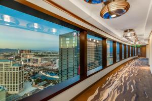 Nespecifikovaný výhled na destinaci Las Vegas nebo výhled na město při pohledu z aparthotelu