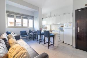 Η κουζίνα ή μικρή κουζίνα στο Apartment in Salinetas Beach