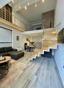 Posezení v ubytování Cool Loft