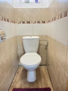 Kúpeľňa v ubytovaní Ubytování Koliba pod Stolovou