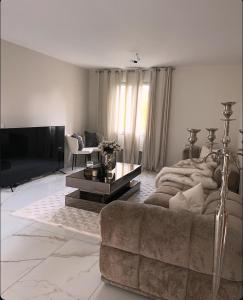 Posezení v ubytování La maison du luxe