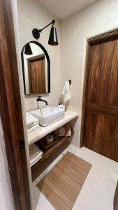 Ένα μπάνιο στο Hábitat Nandá