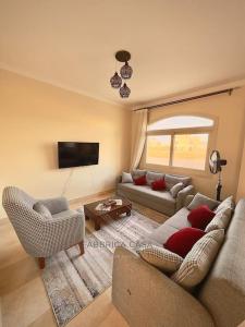 Posezení v ubytování Astonishing Twin Villa in O-C