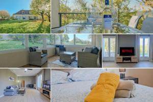 Χώρος καθιστικού στο Proche Bergerac : Sérénité et Confort en Dordogne