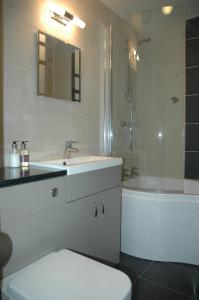 Kylpyhuone majoituspaikassa Queens Head