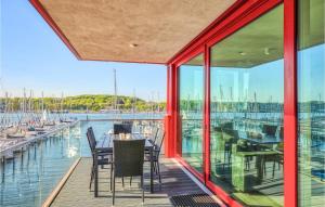 Blick auf einen Fluss in der Nähe der Ferienwohnung