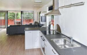 Kuchyň nebo kuchyňský kout v ubytování Holiday Home Nordvestvej