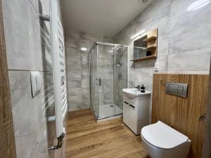 Kúpeľňa v ubytovaní Apartamenty Na Rozstaju