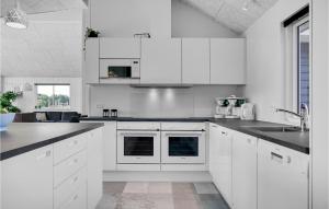 Η κουζίνα ή μικρή κουζίνα στο Stunning Home In Stege With Sauna