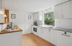 Kuchyň nebo kuchyňský kout v ubytování 2 Bedroom Gorgeous Home In Vordingborg