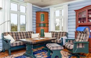 Χώρος καθιστικού στο Nice Home In Hemsedal With Sauna