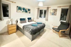 Istumisnurk majutusasutuses Unique Stays Modern Evergreen House in Ashford Kent