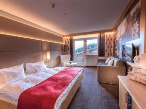 Posteľ alebo postele v izbe v ubytovaní Hotel Universo + 37 fotografií