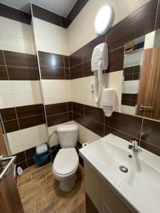Koupelna v ubytování Hotel Jahodnice