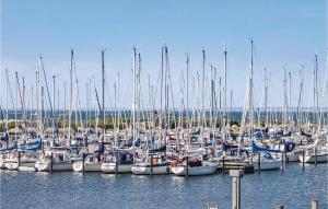 Un montón de barcos están atracados en el agua. en Apartment Bogense With Sea View V, en Bogense 12 fotos más