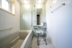 Koupelna v ubytování The Jardin