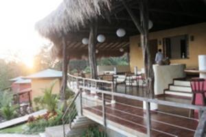 Rõdu või terrass majutusasutuses Villas Punta India