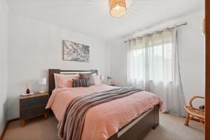 Katil atau katil-katil dalam bilik di Hazel House, 2 Hazel St, Goolwa Beach