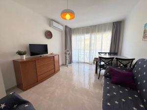 TV a/nebo společenská místnost v ubytování Apartsalou Pepa