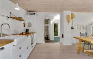 Η κουζίνα ή μικρή κουζίνα στο Gorgeous Home In Højby With Wifi +19 φωτογραφίες