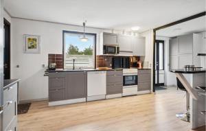 Una cocina o cocineta en Lovely Home In Otterup With Wifi