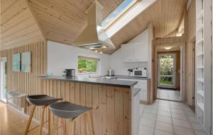 Η κουζίνα ή μικρή κουζίνα στο Gorgeous Home In Rødby With Wifi