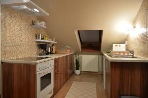 Kuchnia lub aneks kuchenny w obiekcie Sopron Eszter Apartman
