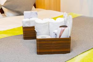 Postel nebo postele na pokoji v ubytování JA Hotel Betencho