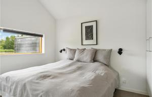 StubbekøbingにあるAmazing Home In Stubbekøbingの窓のある白いベッドのある寝室 +17枚の写真