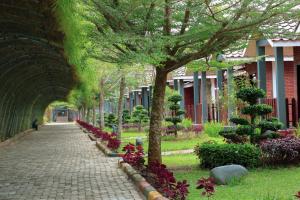 Κήπος έξω από το Thong's Inn Hotel Kualanamu