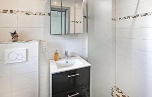 Phòng tắm tại Ferienwohnung Feldberger