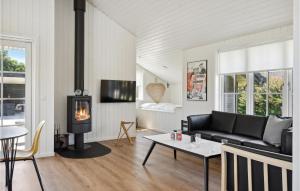 TV a/nebo společenská místnost v ubytování Cozy Home In Otterup With Wifi