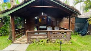 Zahrada ubytování Palolem Luxuries Beach Cottages