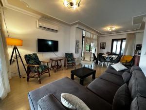 TV a/nebo společenská místnost v ubytování Fantastic holiday home + 8 fotografií