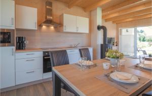 Kuchyň nebo kuchyňský kout v ubytování Ferienhaus 4 Wolfsschlucht