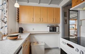 Kuchyň nebo kuchyňský kout v ubytování Holiday Home Hvide Sande 43