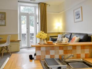 Posezení v ubytování Garth Cottage