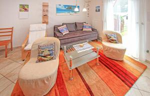 Posezení v ubytování Ferienhaus Pruchten