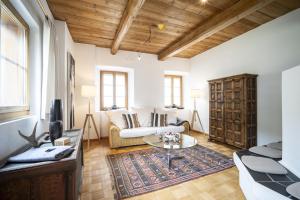 Posezení v ubytování Ferienwohnung Scaletta