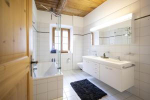 Koupelna v ubytování Ferienwohnung Scaletta