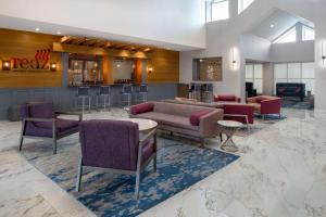 Χώρος καθιστικού στο DoubleTree Suites by Hilton Mount Laurel