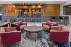 Χώρος καθιστικού στο DoubleTree Suites by Hilton Mount Laurel