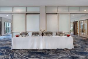 Χώρος καθιστικού στο DoubleTree Suites by Hilton Mount Laurel