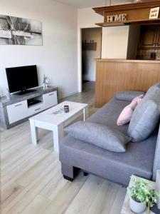 TV a/nebo společenská místnost v ubytování Kurhotel Schluchsee App 1102 - Sweet-Home - mit Pool, Sauna, Schluchsee