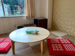 Posezení v ubytování Yuzawa house2