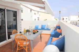Balkon lub taras w obiekcie Gran terraza 1 minuto de las piscinas naturales